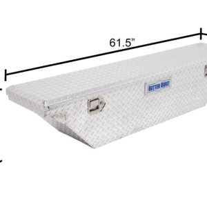 Better Built Tool Box, Crown Series, Crossover, Slim, Low Profile, Single Lid, Diamond Tread, Bright, Aluminum – 73010286