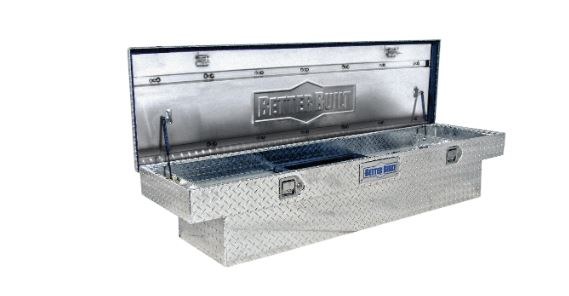 Better Built Tool Box, Crown Series, Crossover, Single Lid, Diamond Tread, Bright, Aluminum – 73010899