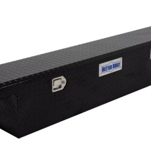 Better Built Tool Box, Crown Series, Crossover, Slim, Low Profile, Single Lid, Diamond Tread, Gloss Black, Aluminum – 73210283