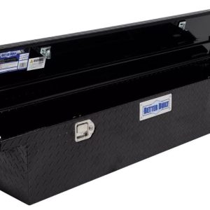 Better Built Tool Box, Crown Series, Crossover, Slim, Low Profile, Single Lid, Diamond Tread, Gloss Black, Aluminum – 73210283