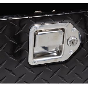 Better Built Tool Box, Crown Series, Crossover, Slim, Low Profile, Single Lid, Diamond Tread, Gloss Black, Aluminum – 73210283