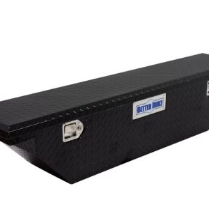 Better Built Tool Box, Crown Series, Crossover, Slim, Low Profile, Single Lid, Diamond Tread, Gloss Black, Aluminum – 73210285