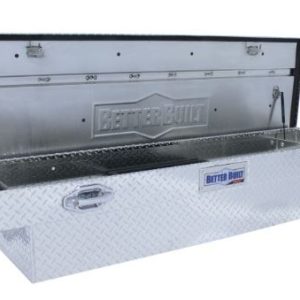 Better Built Tool Box, Sec Series, Crossover, Single Lid, Pull Handle, Diamond Tread, Bright, Aluminum – 79011012
