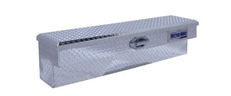 Better Built Tool Box, Sec Series, Side Mount, Single Lid, Diamond Tread, Bright, Aluminum, 48 Inch Length X 12 Inch Width X 12 Inch Height – 79011019