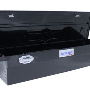 Better Built Tool Box, Sec Series, Crossover Low Profile, Single Lid, Pull Handle, Diamond Tread, Gloss Black, Aluminum – 79210920