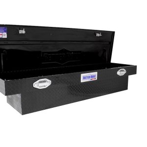 Better Built Tool Box, Crossover, Single Lid, Powder Coated, Matte Black, Aluminum, 20 Inch Length X 71 Inch Width X 13 Inch Height – 79210984