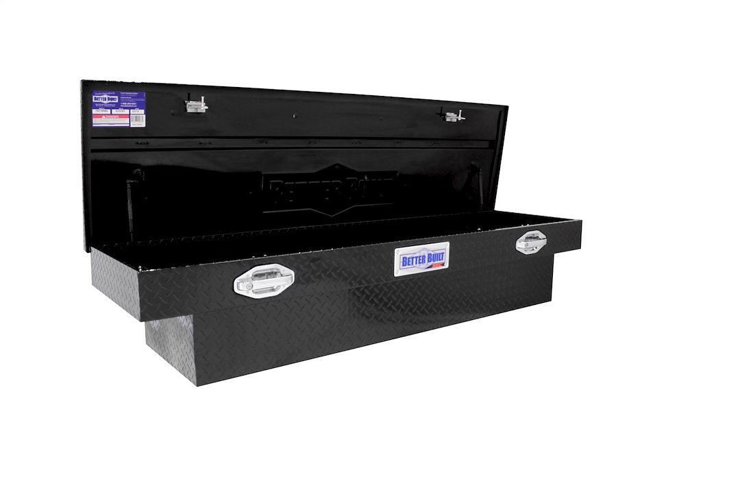 Better Built Tool Box, Crossover, Single Lid, Powder Coated, Matte Black, Aluminum, 20 Inch Length X 71 Inch Width X 13 Inch Height – 79210984