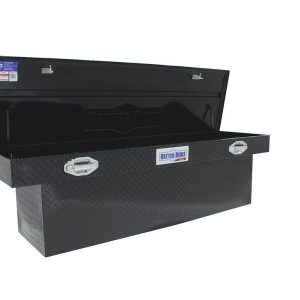 Better Built Tool Box, Crossover, Single Lid, Powder Coated, Gloss Black, Aluminum, 20 Inch Length X 69 Inch Width X 19 Inch Height – 79210987