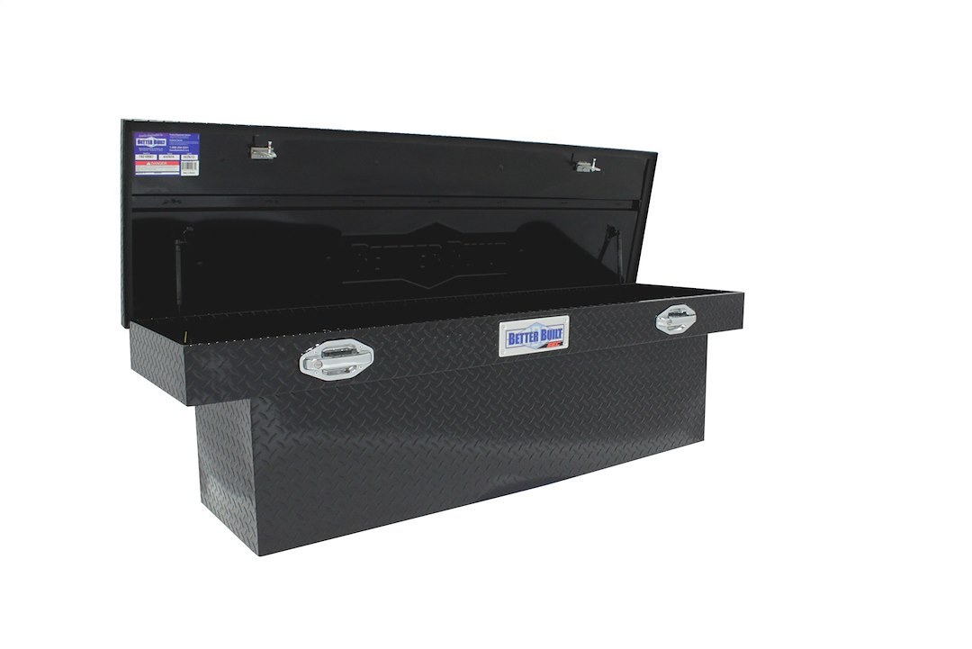Better Built Tool Box, Crossover, Single Lid, Powder Coated, Gloss Black, Aluminum, 20 Inch Length X 69 Inch Width X 19 Inch Height – 79210987