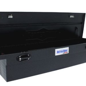 Better Built Tool Box, Sec Series, Crossover Low Profile, Single Lid, Pull Handle, Diamond Tread, Matte Black, Aluminum – 79211098