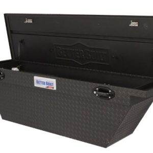 Better Built Tool Box, Sec Series, Crossover Low Profile, Wedge, Single Lid, Diamond Tread, Matte Black, Aluminum – 79211104
