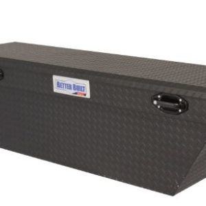 Better Built Tool Box, Sec Series, Crossover Low Profile, Wedge, Single Lid, Diamond Tread, Matte Black, Aluminum – 79211104