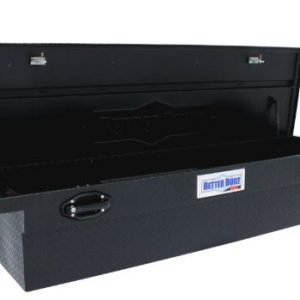 Better Built Tool Box, Sec Series, Crossover Low Profile, Single Lid, Diamond Tread, Matte Black, Aluminum – 79211116