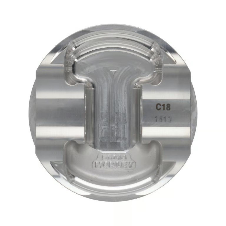 Manley Perf Piston, Platinum Series, For Use with 2JZGTE 3.0L Engines, 2618 Forged Aluminum, 0.5 Millimeter Over Sized, Stock Stroke – 609105CE-1