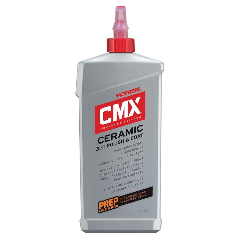 Mothers Polishing Compound, Cmx ™, Use to Remove Oxidation/ Minor Scratches/ Imperfections from Painted Surface, Liquid, 16 Ounce, Single – 01716