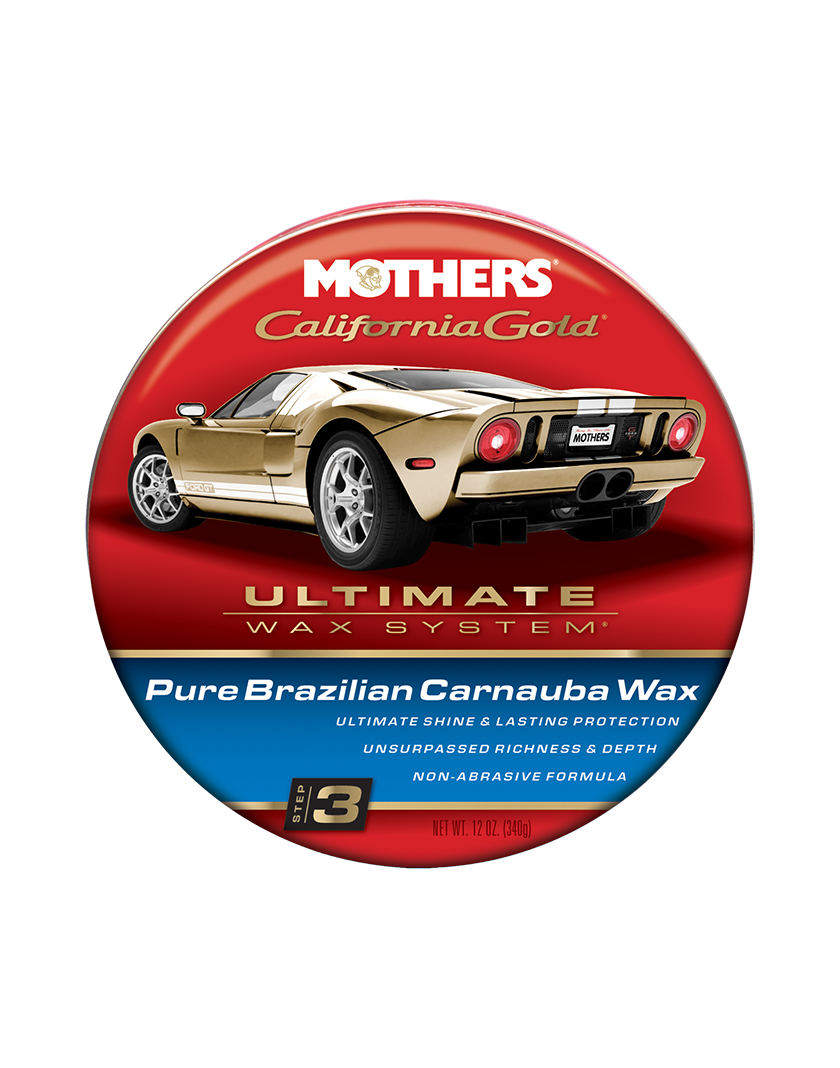 Mothers Car Wax, California Gold, Pure Brazilian Carnauba, Paste, 12 Ounce Can, Without Applicator – 05550