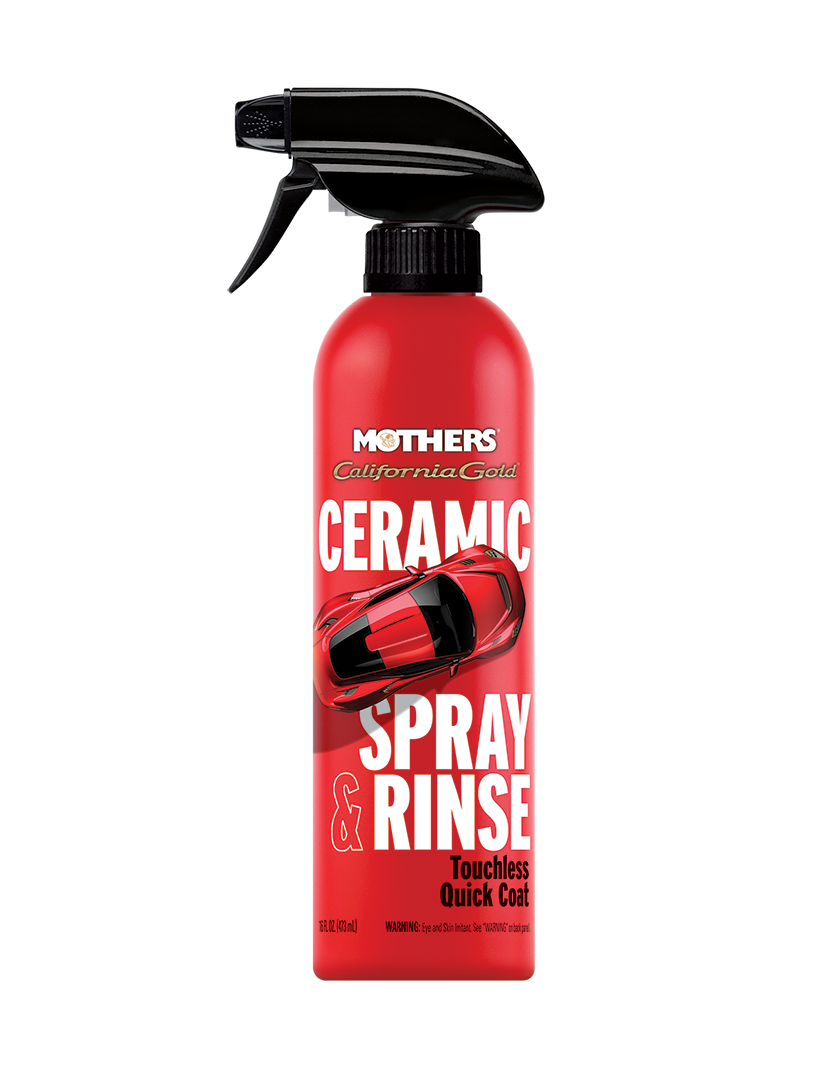 Mothers Car Wax, California Gold®, Touchless Ceramic Spray Coating and Rinse, 16 Ounce Spray Bottle, Without Applicator – 05646