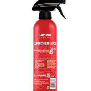 Mothers Car Wax, California Gold®, Touchless Ceramic Spray Coating and Rinse, 16 Ounce Spray Bottle, Without Applicator – 05646