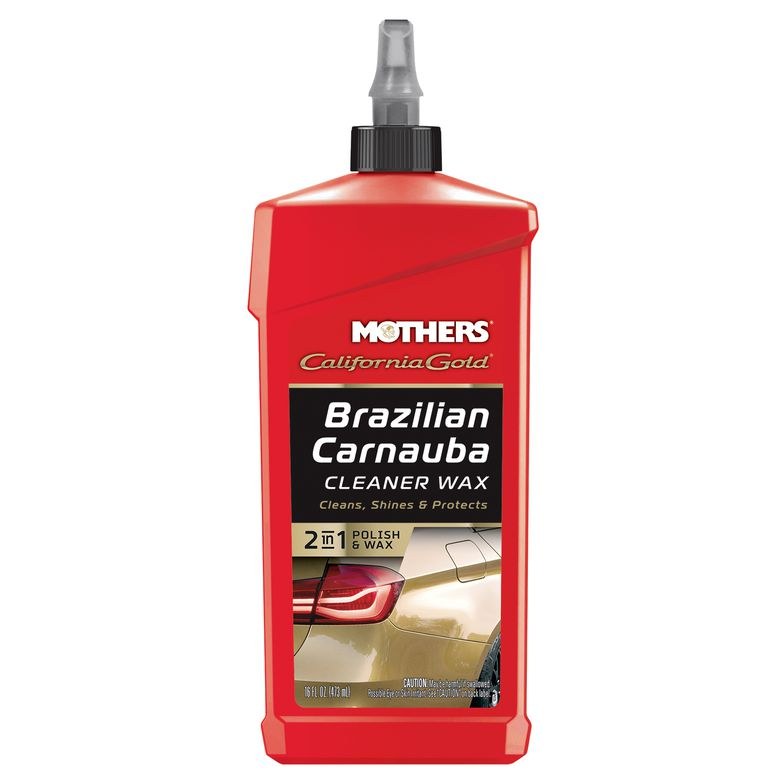 Mothers Car Wax, California Gold, Liquid Carnauba, 16 Ounce Bottle, Without Applicator – 05701