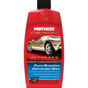 Mothers Car Wax, California Gold, Pure Brazilian Carnauba, Liquid, 12 Ounce Bottle, Without Applicator – 05750