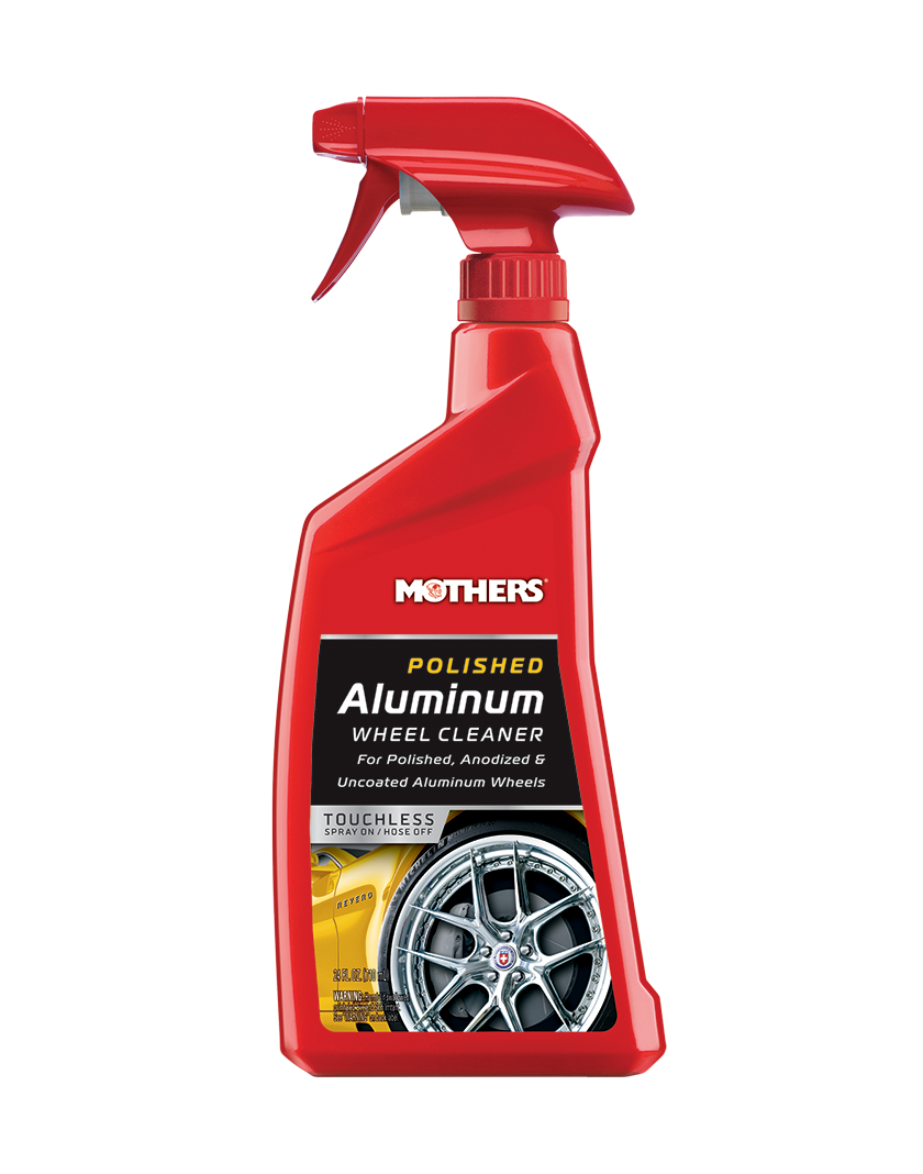 Mothers Wheel Cleaner, For Polished Aluminum Wheels, 24 Ounce Spray Bottle – 06024