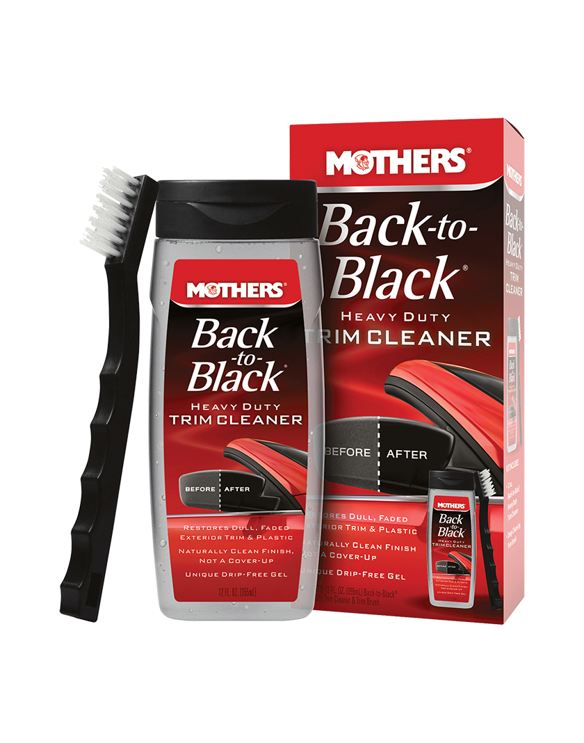 Mothers Plastic Polish, Back to Black ®, Used to Remove Oxidation/ Dirt/ Road Grime/ Stubborn Embedded Wax on Plastic and Trim Surfaces – 06141