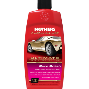 Mothers Car Wax, California Gold, Carnauba Wax, 16 Ounce Bottle, For Cleaning/ Polishing Metal – 07100