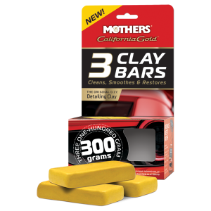 Mothers Paint Cleaner, California Gold, Clay Bar, With Three Clay Bars 100 Gram Each – 07242