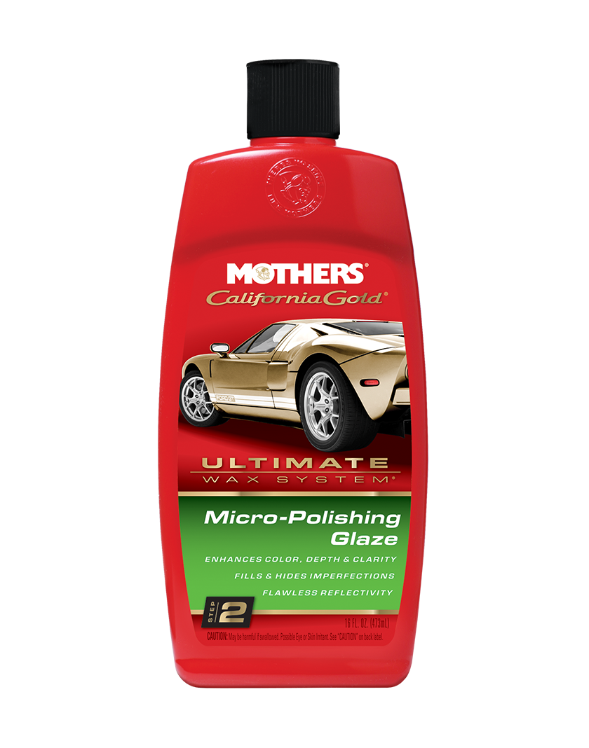 Mothers Polishing Compound, California Gold, Used to Enhance Color/ Depth/ Clarity to All Paint Surface to Give Flawless Reflectivity, Liquid – 08100