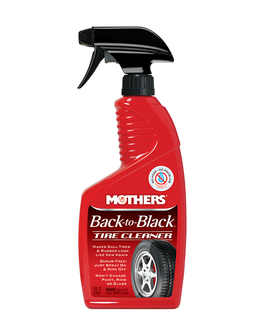 Mothers Tire Cleaner, Back to Black ®, For All Tires, 24 Ounce Spray Bottle – 09324