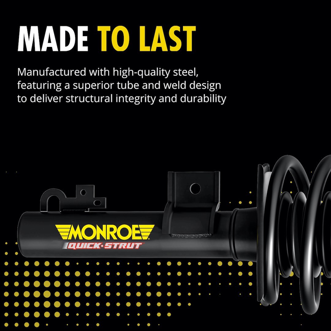 Monroe Shock Absorber, Quick-Strut ®, Nitrogen Gas Charged, With Coil Spring/ Strut/ Strut Mount, Single – 171371R