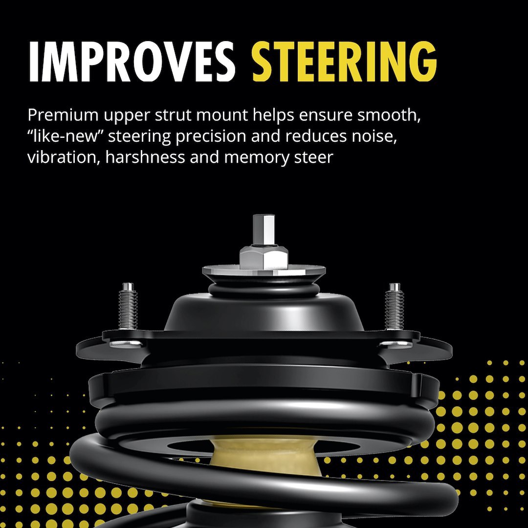 Monroe Shock Absorber, Quick-Strut ®, Nitrogen Gas Charged, With Coil Spring/ Strut/ Strut Mount, Non Adjustable Valving, With Dust Boot – 172721