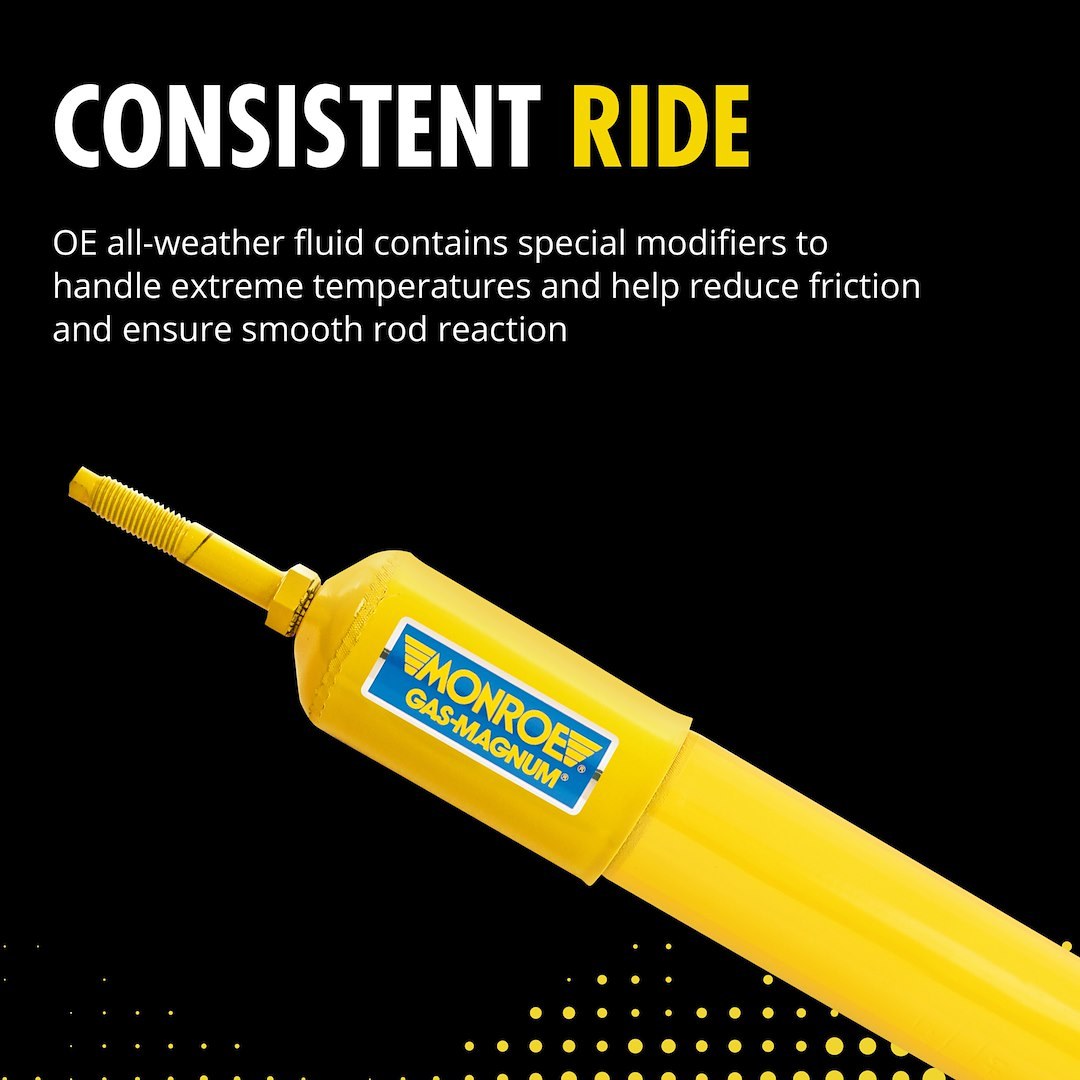 Monroe Shock Absorber, Gas-Magnum ®, Nitrogen Gas Charged, 14-1/2 Inch Compressed Length, Single – 34522