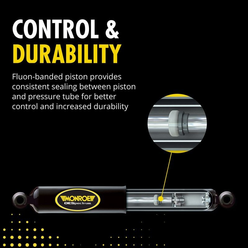 Monroe Shock Absorber, Oespectrum ®, Nitrogen Gas Charged, 13.99 Inch Compressed Length, 19.4 Inch Extended Length, Single – 73123