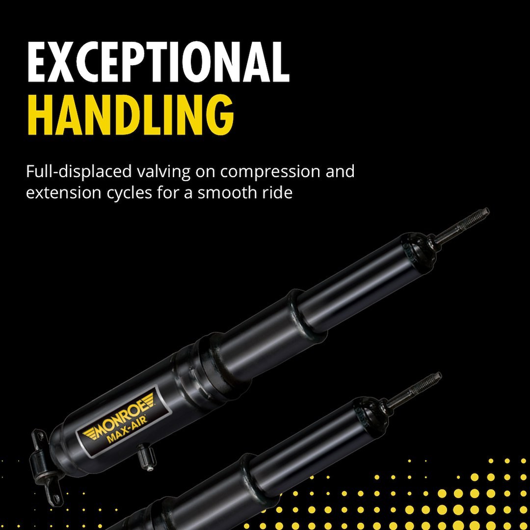 Monroe Shock Absorber, Max-Air ®, Hydraulic with Air Assist, For Towing and Hauling, Set of 2 – MA705