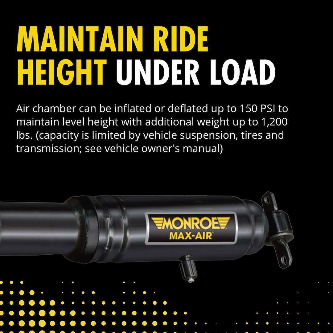 Monroe Shock Absorber, Max-Air ®, Hydraulic with Air Assist, Set of 2 – MA824