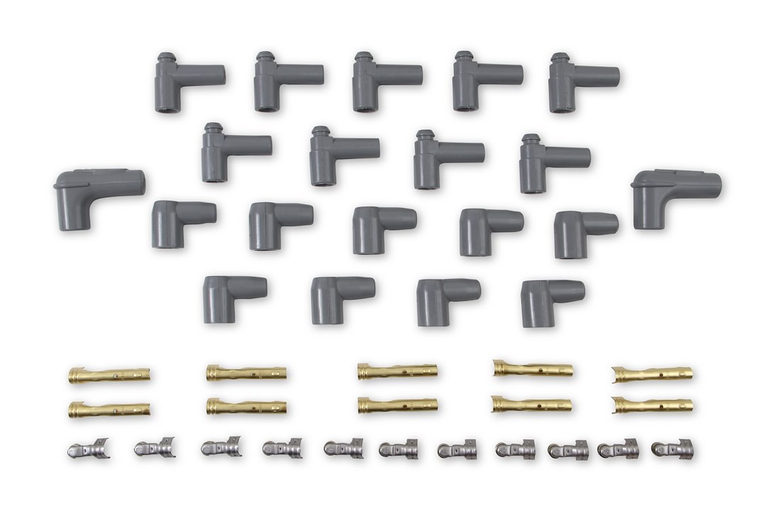 MSD Ignition Spark Plug Wire Set, Super Conductor, Unassembled, Black, 8-1/2 Millimeter, Silicone and Synthetic – 31233
