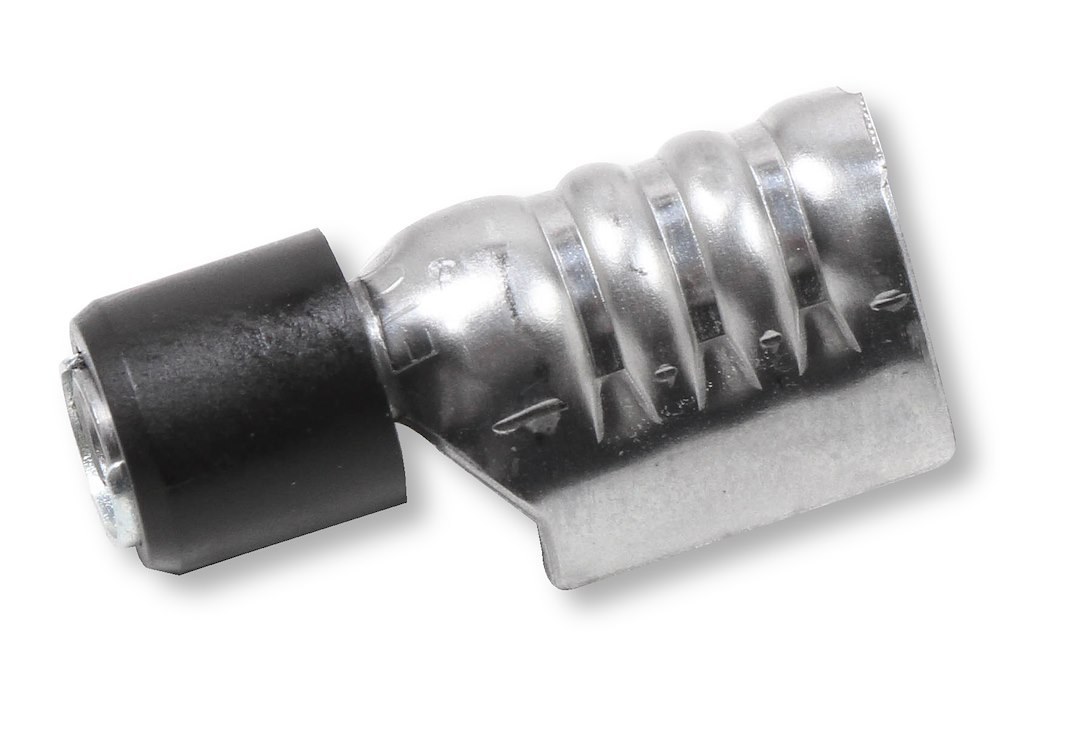 MSD Ignition Spark Plug Boot, LS1 45 Degree, Fits 8-1/2 Millimeter Wires, With Terminals, Silicone, Set of 8 – 33048
