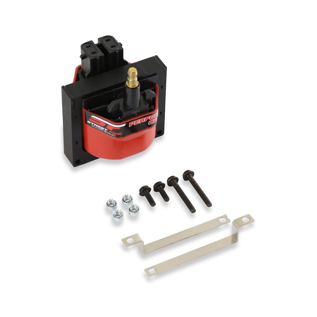 MSD Ignition Ignition Coil, Street Fire Wires, GM Dual Connector, Red – 5526