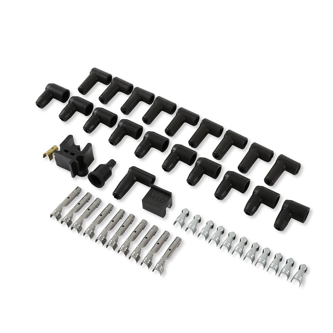MSD Ignition Spark Plug Wire Set, Street Fire Wires, Unassembled, Black, 8 Millimeter, Silicone and Synthetic – 5553