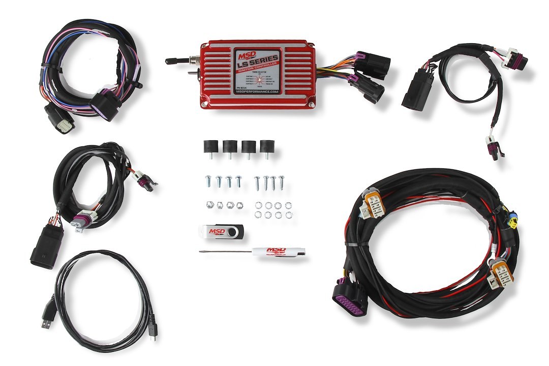 MSD Ignition Ignition Control Module, 6 Series, For Use with GM Ls-Series Engines, Street/Drag Racing Use, Digital, With Adjustable Rev Limiter – 6014