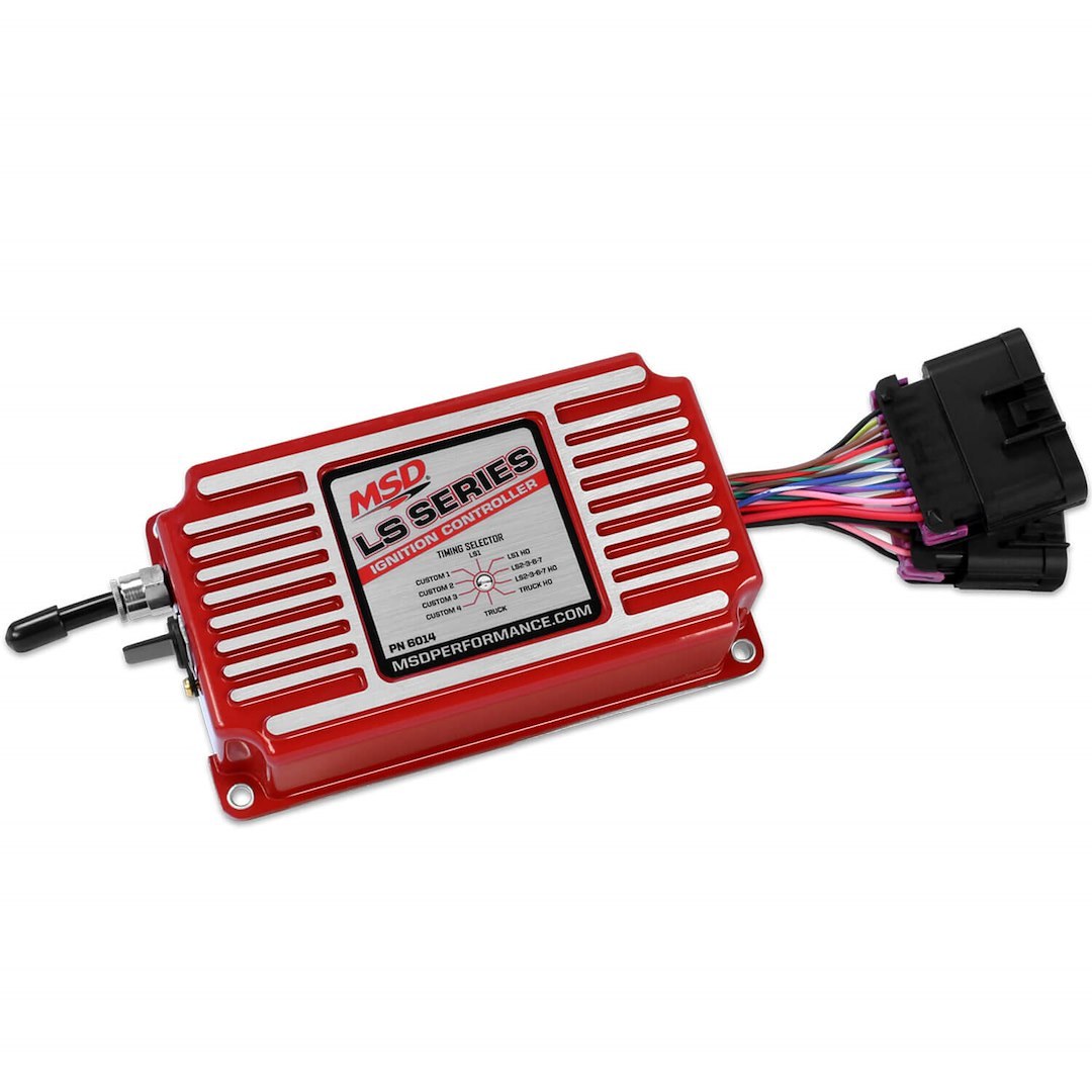 MSD Ignition Ignition Control Module, 6 Series, For Use with GM Ls-Series Engines, Street/Drag Racing Use, Digital, With Adjustable Rev Limiter – 6014