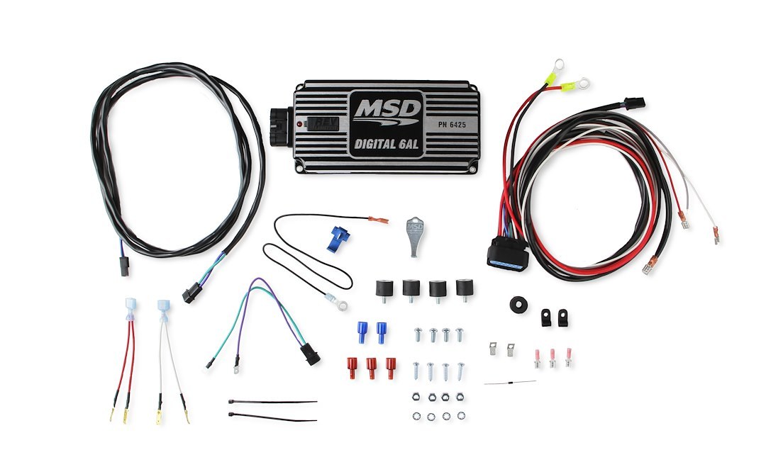 MSD Ignition Ignition Control Module, 6 Series, Street/Drag Racing/Circle Track Use, Digital, 0-12500 RPM, With Adjustable Rev Limiter – 64253