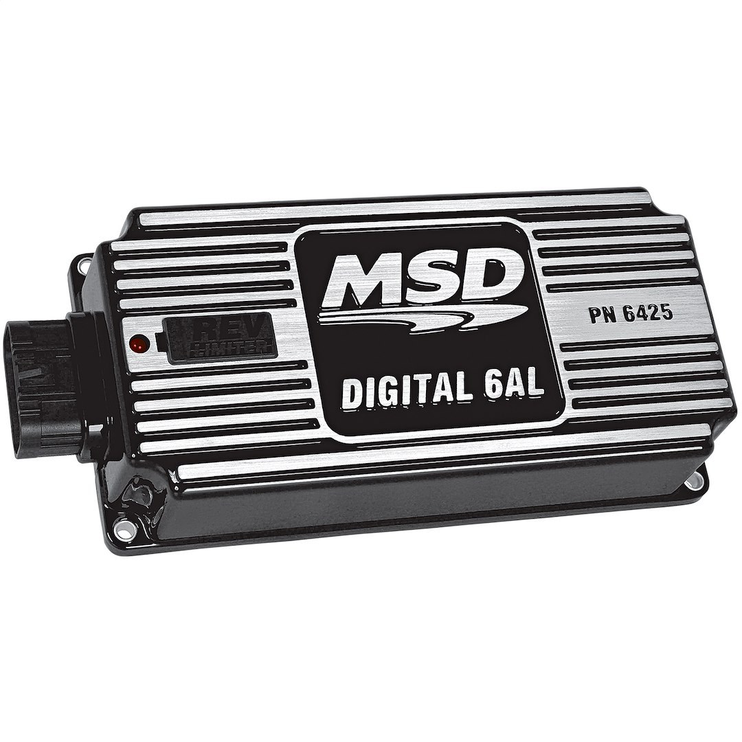 MSD Ignition Ignition Control Module, 6 Series, Street/Drag Racing/Circle Track Use, Digital, 0-12500 RPM, With Adjustable Rev Limiter – 64253
