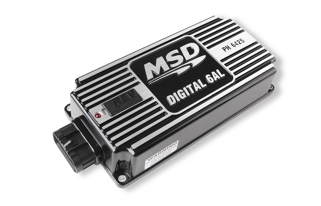 MSD Ignition Ignition Control Module, 6 Series, Street/Drag Racing/Circle Track Use, Digital, 0-12500 RPM, With Adjustable Rev Limiter – 64253