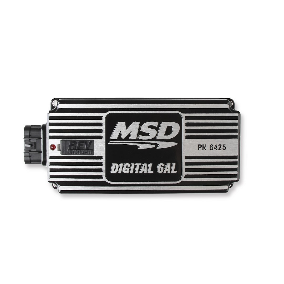 MSD Ignition Ignition Control Module, 6 Series, Street/Drag Racing/Circle Track Use, Digital, 0-12500 RPM, With Adjustable Rev Limiter – 64253
