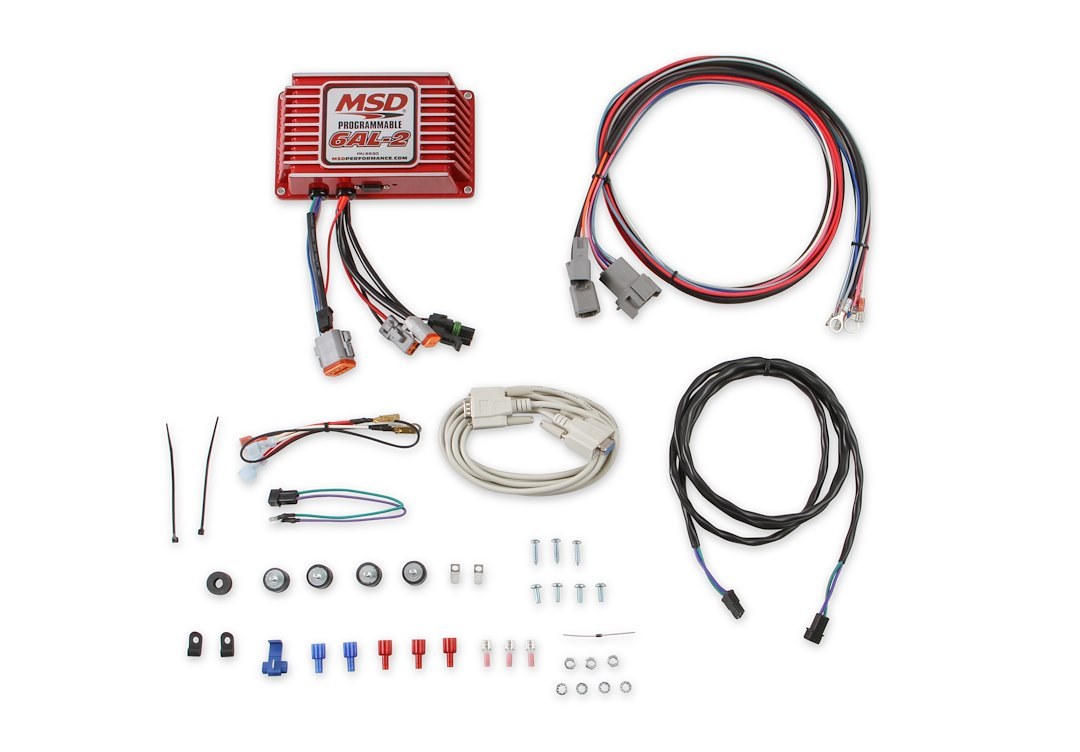 MSD Ignition Ignition Control Module, 6 Series, Street/Drag Racing Use, Digital, 0-12500 RPM, With 2 Step Rev Limiter, Multiple Spark Discharge – 6530