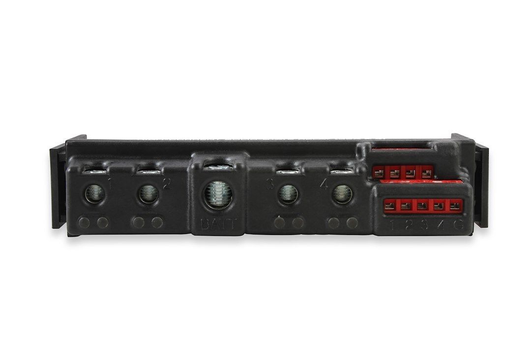 MSD Ignition Relay Block, 4 Channel, 35 Amp, Black – 75643-HC