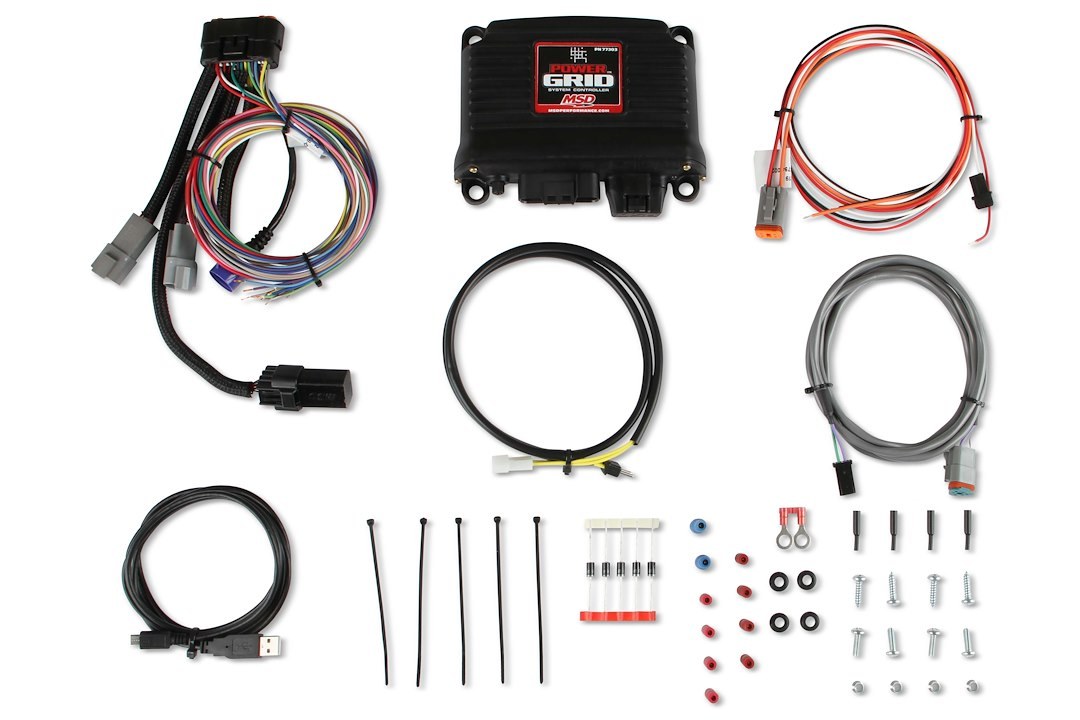 MSD Ignition Ignition Control Module Tuner, Power Grid, For Use with Msd Ignition Controls/Msd Pro Mag, Black – 77303