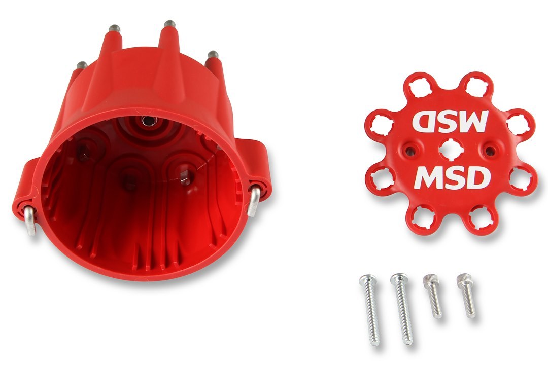 MSD Ignition Distributor Cap, Fits Msd Distributors That Use the GM Socket Style Cap (msd Part Number 8437) or Window Style Cap – 8433